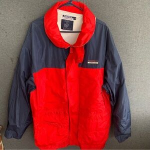 Vintage Nautica Competition Jacket Coat Colorblock 80s 90s Hood
